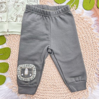 Conj. Jaqueta Tiger e Calça de Moletom - Verde e Verde Musgo